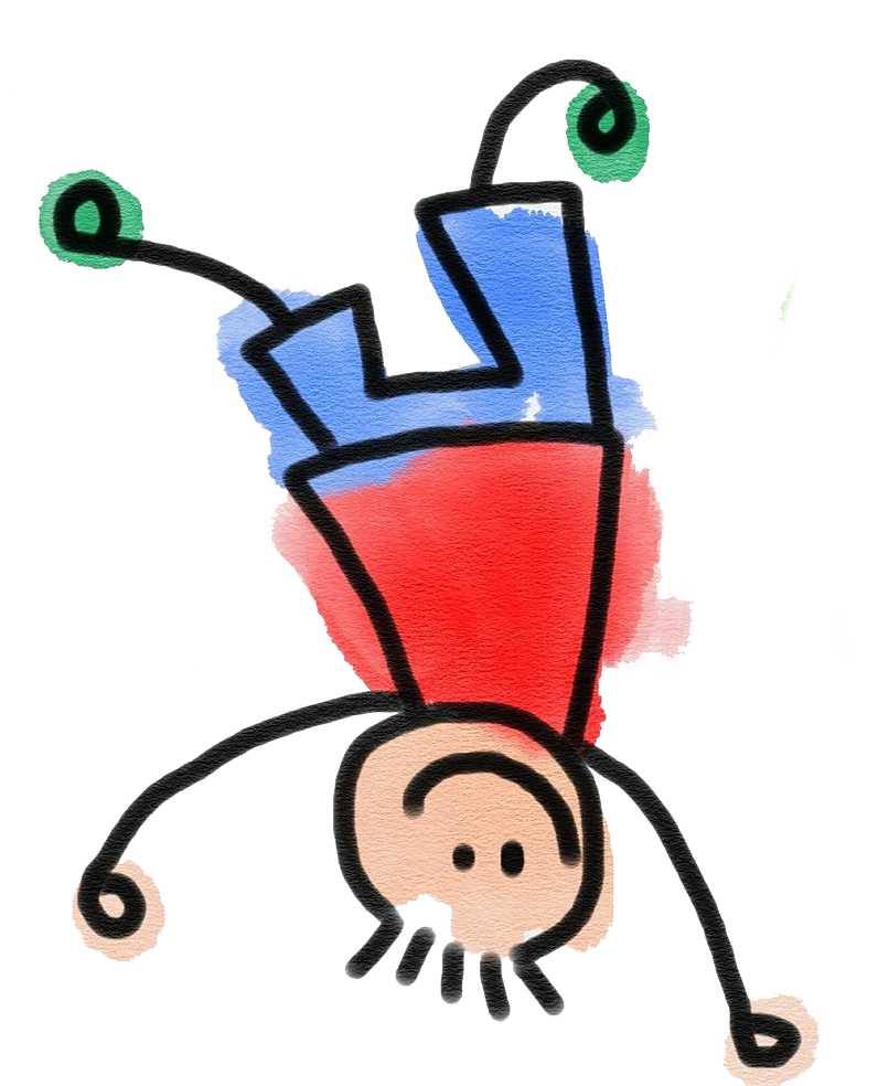 Dessin d’un enfant stylisé avec des traits simples et joyeux | Le Petit Décante